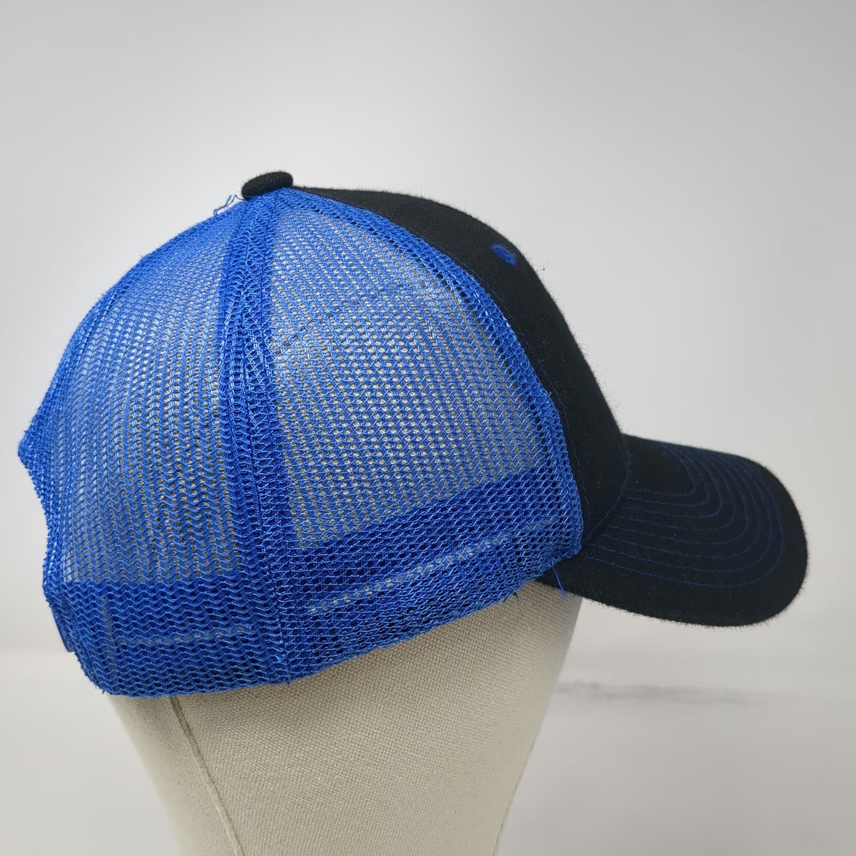 Trucker Hat Black Blue One Size Music Theatre of Idaho 2025 Company Member Mesh
