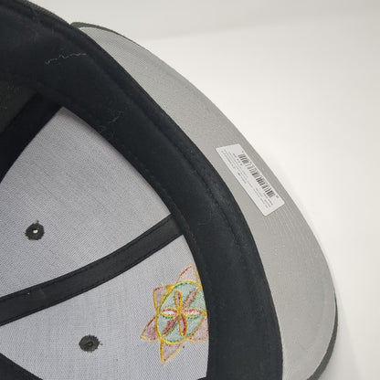 Natural Ventures Snapback Hat Gray OS Adjustable Embroidered Crowns by Lids