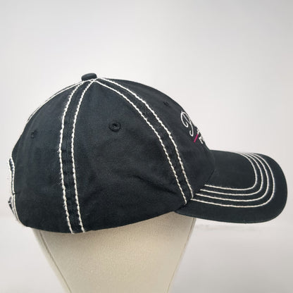 Big Accessories Baseball Cap Black One Size Pensacola Florida Hat White Stitch