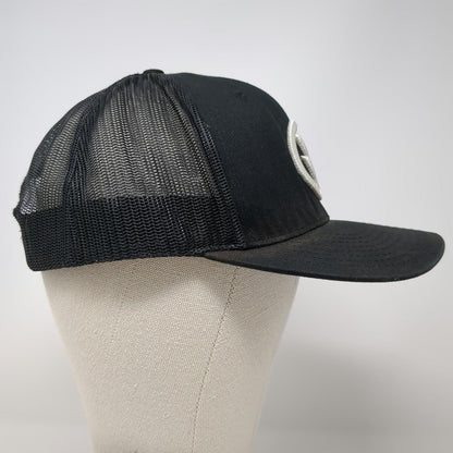 Richardson Trucker Hat Black One Size Yee Yee Logo Mesh Back Snapback Apparel