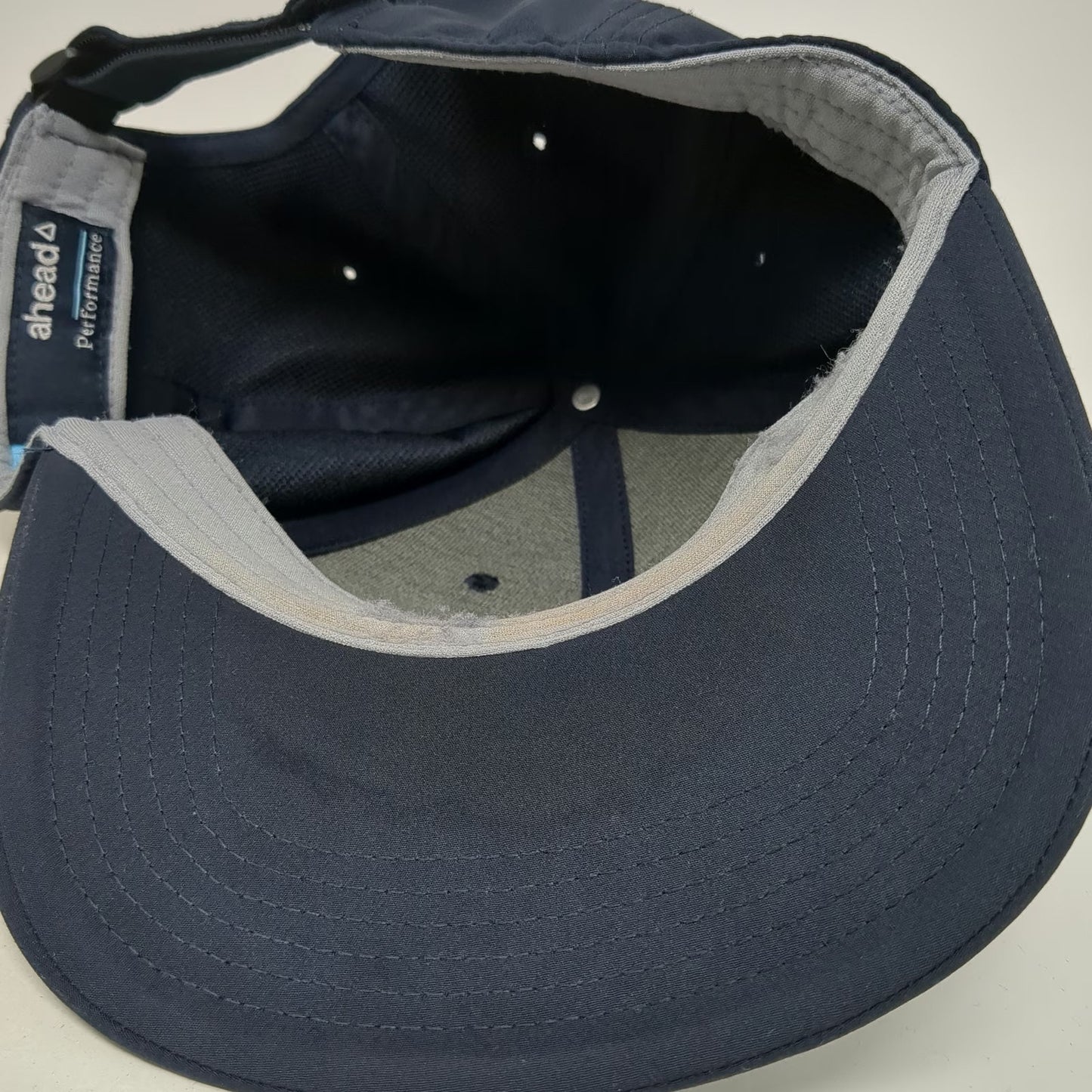 ahead Baseball Cap Blue One Size Adjustable Performance Hat Eagle Maple Leaf