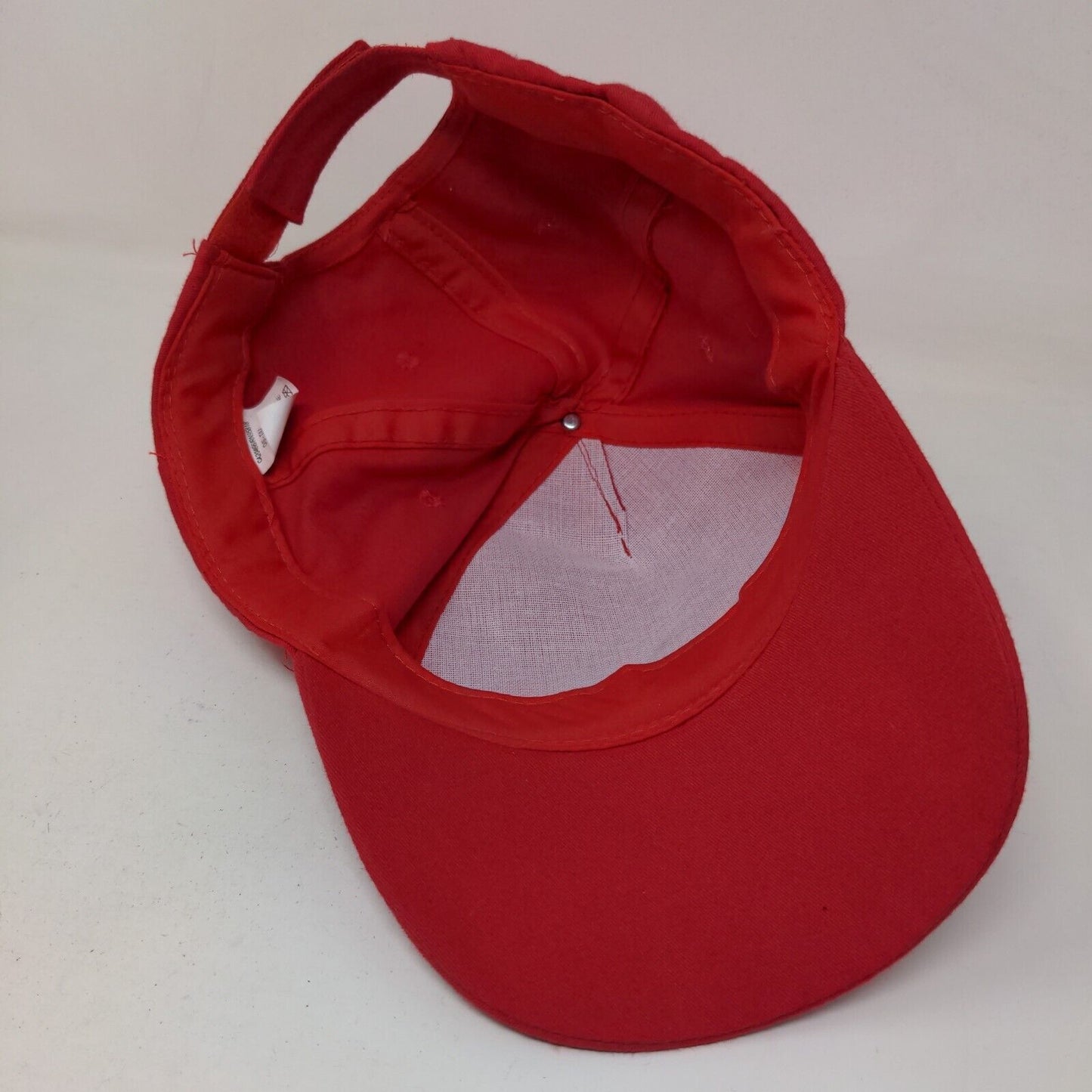 Unbranded Women's Strapback Hat Red Size OS 100% Cotton Autumn Fall Leaves