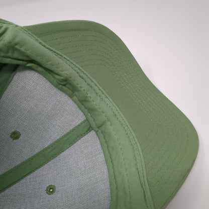 H&M Slideback Hat Solid Green One Size Adjustable Blank 6 Panel