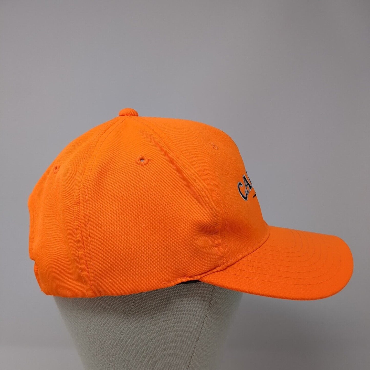 Cabela's Est. 1961 Snapback Hat Orange OS Adjustable Embroidered Outdoor Cap