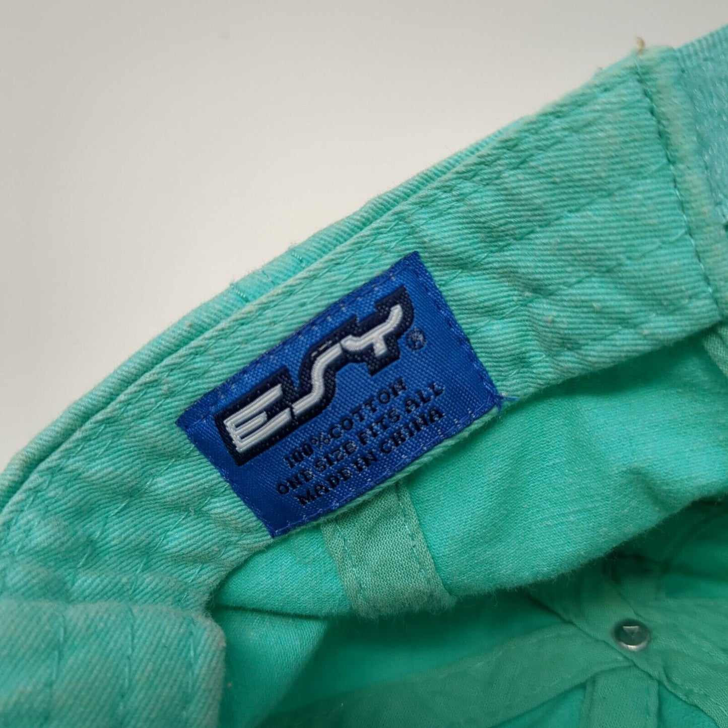 Bicycle Savannah GA Strapback Hat Bluish-Green One Size Embroidered