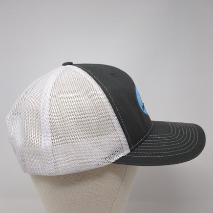 The Switchback Snapback Trucker Hat Gray OS Adjustable Mesh Back Richardson