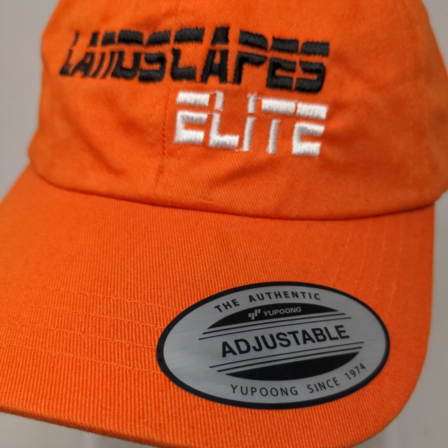 Landscapes Elite Slideback Hat Orange One Size Embroidered Yupoong