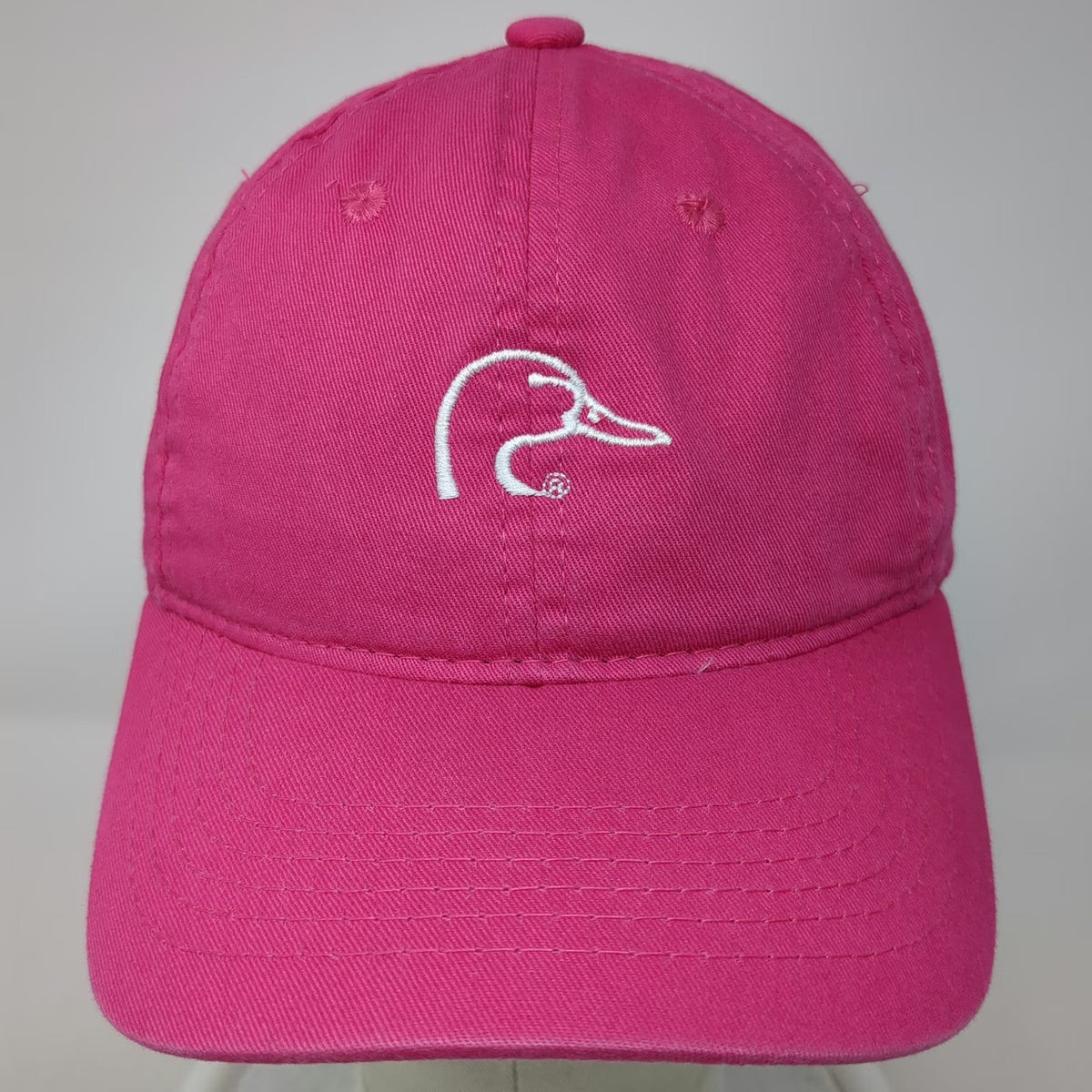 Ducks Unlimited Baseball Cap Pink One Size Embroidered Logo Strapback Hat
