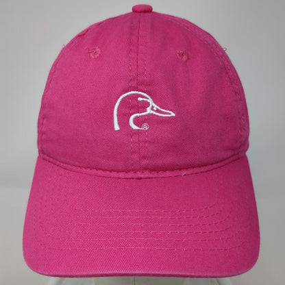 Ducks Unlimited Baseball Cap Pink One Size Embroidered Logo Strapback Hat