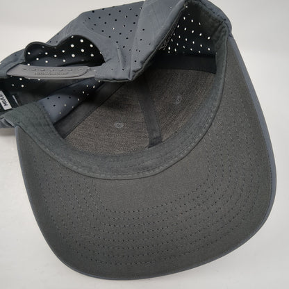 Richardson Patch Snapback Hat Gray Large Solid Adjustable Laser Cut