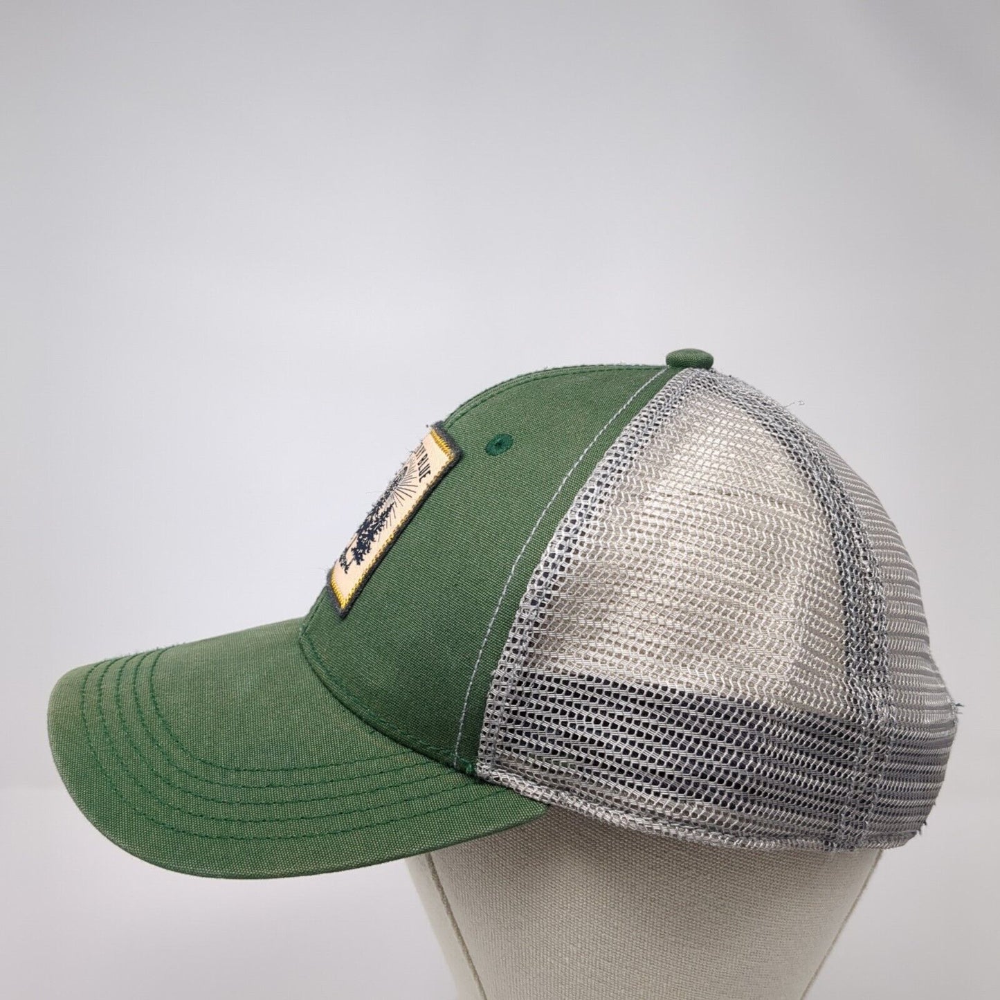 United By Blue Patch Snapback Mesh Back Trucker Hat Green One Size