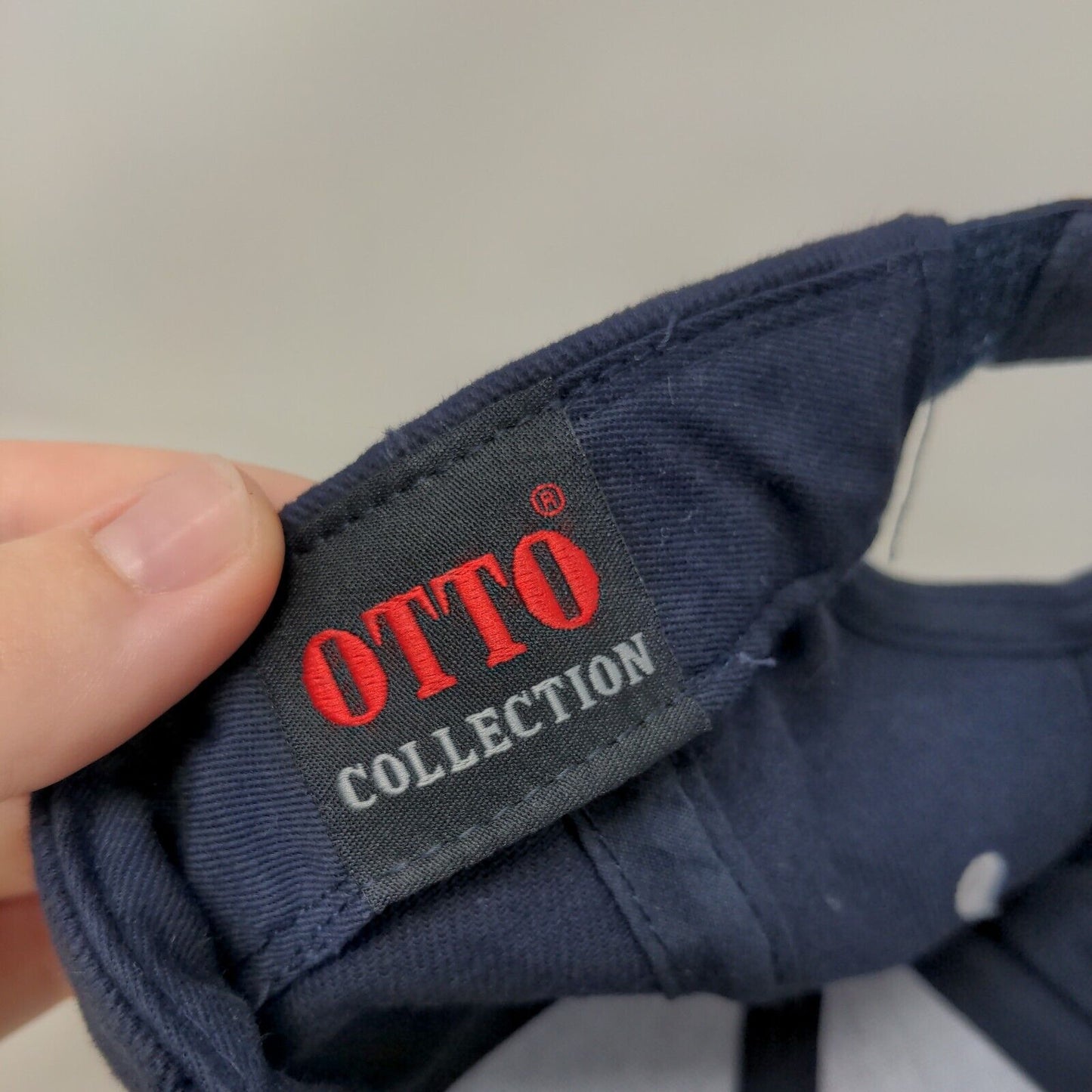 Dumont Strapback Hat Blue OSFM Embroidered 6 Panel Otto Collection