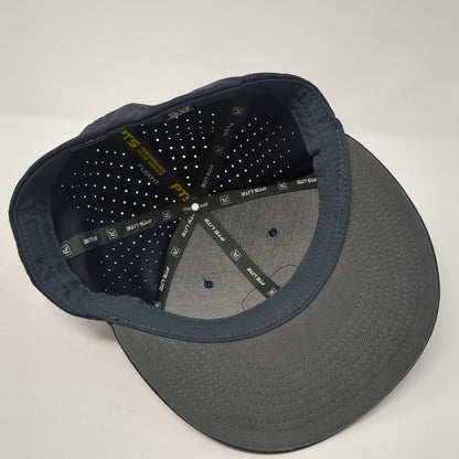 Wright Brothers Fitted Hat Blue S/M Breathable Flexfit PTS Lite Richardson