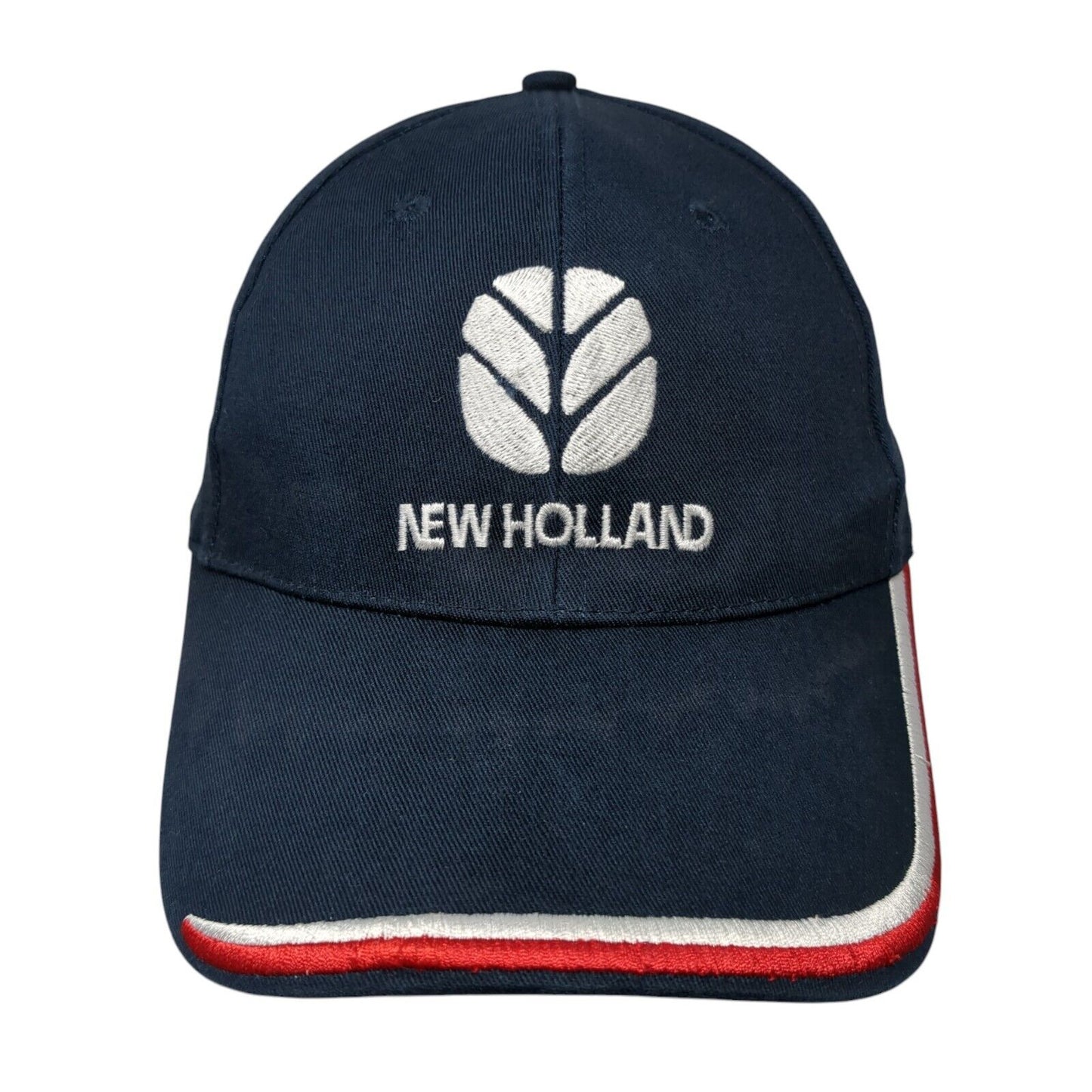 New Holland Strapback Hat Blue One Size Adjustable Solid K-Products