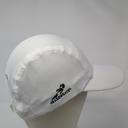 Shu's Idaho Running Co. Slideback Hat White OS Adjustable Embroidered Headsweats