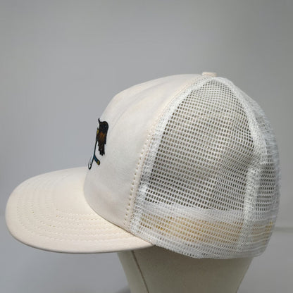 NRA Trucker Hat White One Size Bill of Rights 1791-1991 Eagle Rifle USA Made