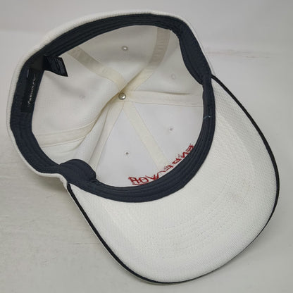 Nike Golf Baseball Cap White XL Fitted Endeavor Logo Textured Athletic Hat