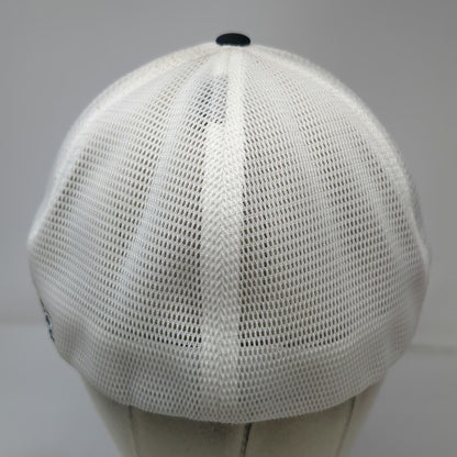 Richardson Cap Blue XL Fitted Mesh Flexfit West Ada Patch Hat 1950 Idaho