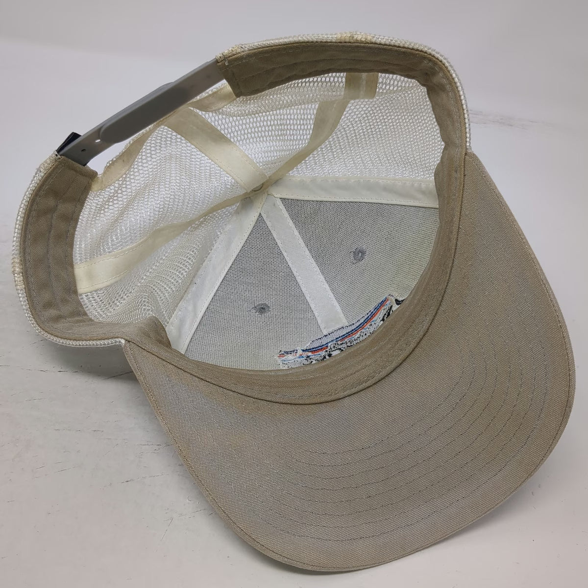 Patagonia Trucker Hat Gray One Size Mesh Back Buffalo Mountain Logo Snapback