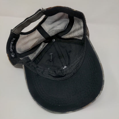 True North Steel Strapback Mesh Back Trucker Hat Camo Adult Outdoor Cap