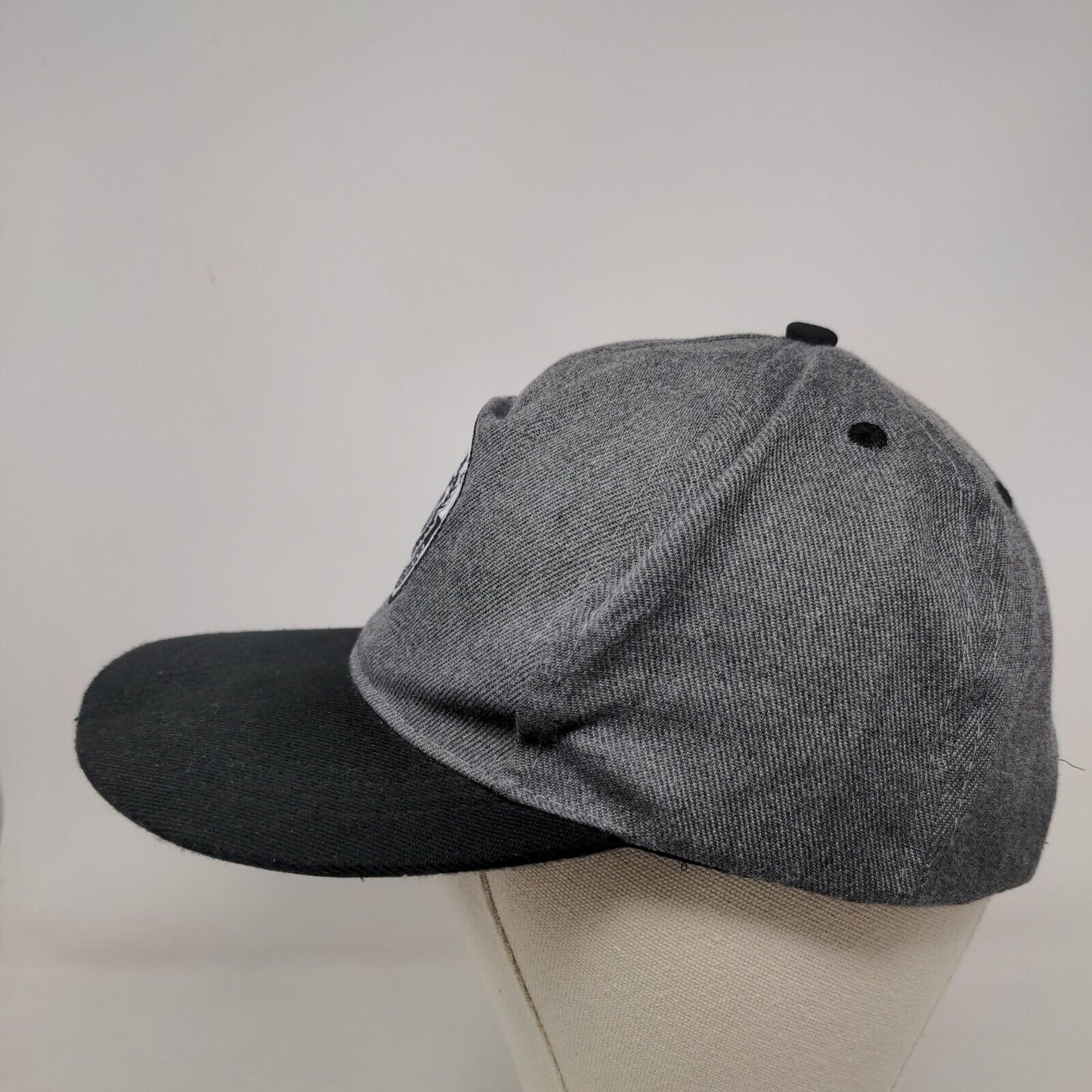 The Legend Will Keep Going Snapback Hat Gray One Size Adjustable Patch Logo