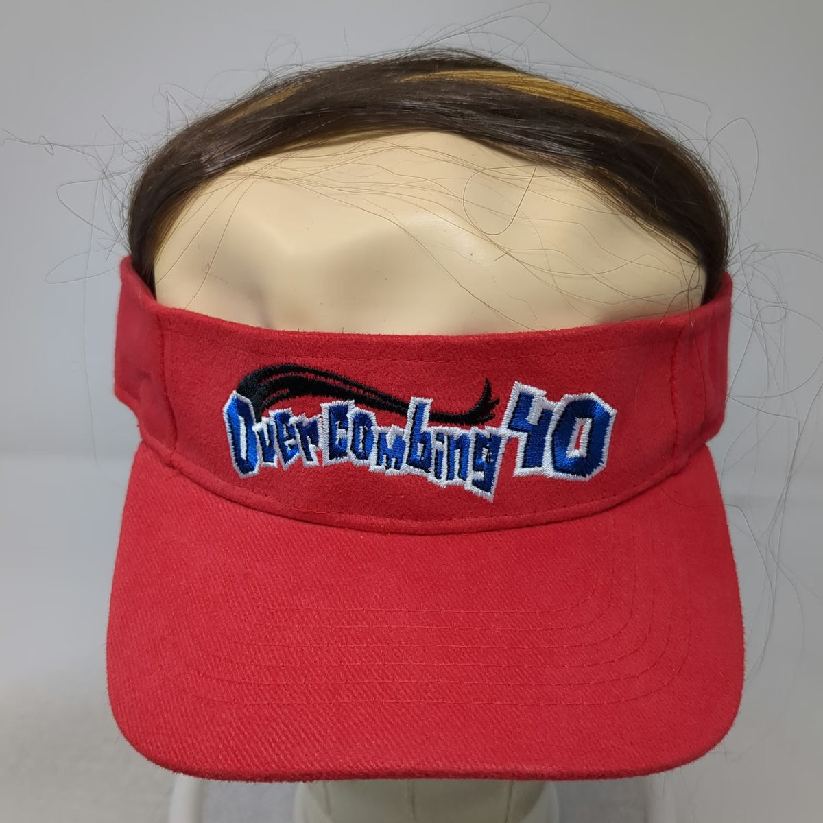 Laid Back Baseball Cap Red One Size Over Combing 40 Strapback Cotton Hat Gift