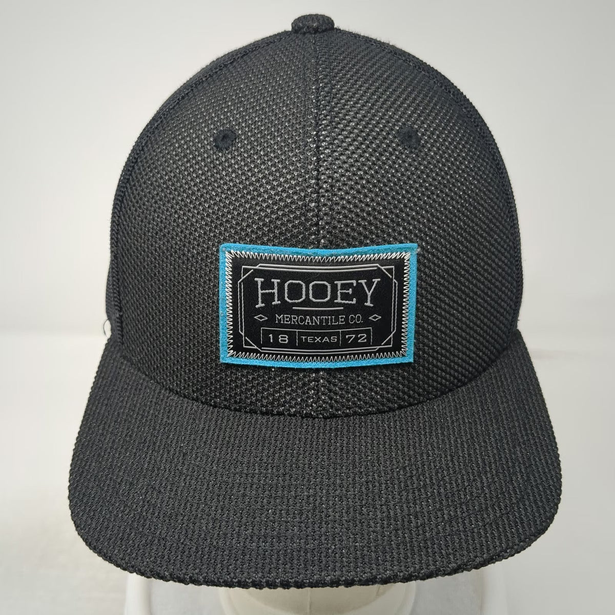 Hooey Trucker Hat Black One Size Snapback Mesh Back Texas Mercantile Patch