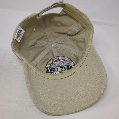 Great Destinations Apparel Baseball Cap Beige One Size Cades Cove Tennessee Hat