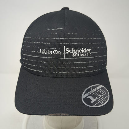 Life Is On Schneider Electric Snapback Hat Black One Size Flexfit Yupoong