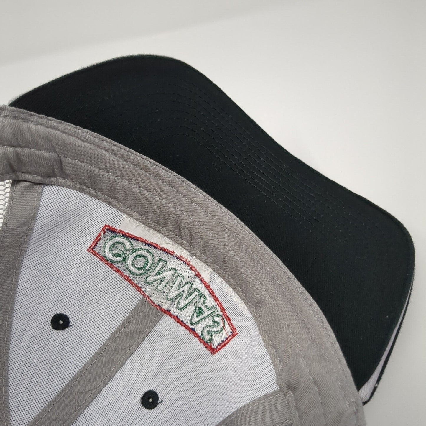 Conmas Construction Supply Strapback Trucker Hat Black One Size Mesh Back
