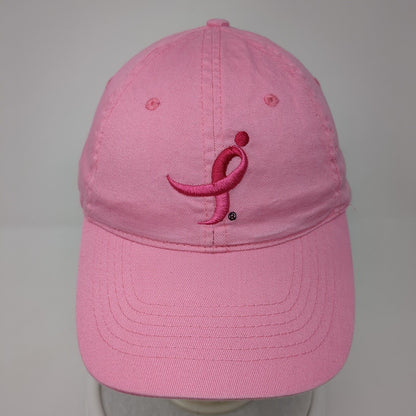 NAPA All Out For The Cure Strapback Hat Pink One Size Adjustable Embroidered