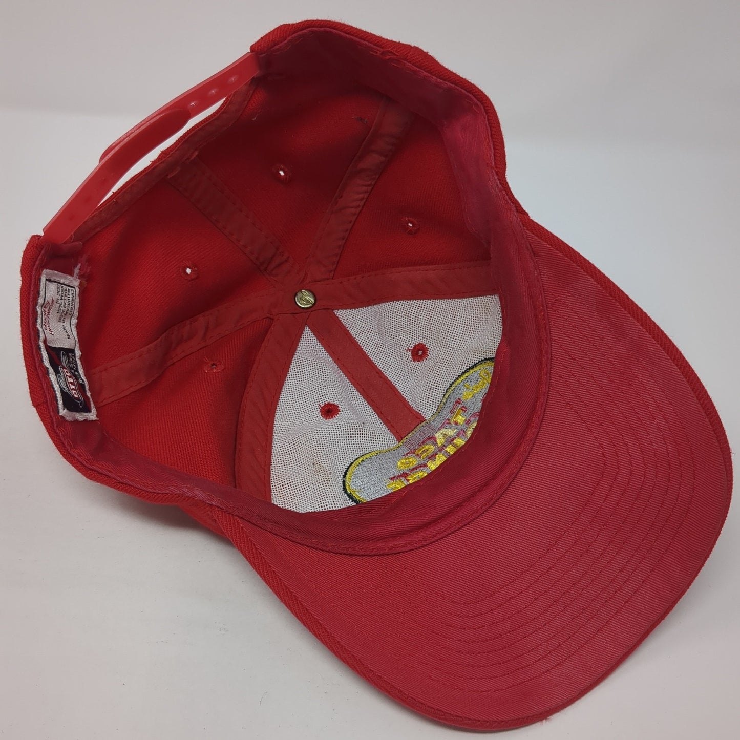 Joe's Taco Lounge Snapback Hat Red One Size Adjustable Embroidered Otto