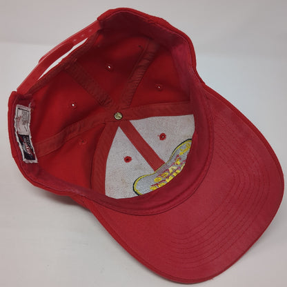Joe's Taco Lounge Snapback Hat Red One Size Adjustable Embroidered Otto