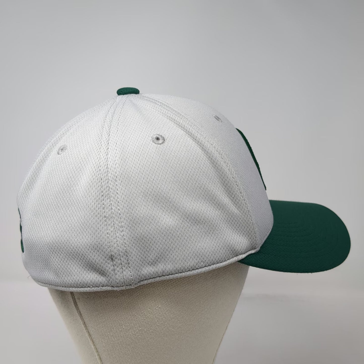 Michigan State Spartans NCAA Top of the World Cap Hat L Gray Green Embroidered