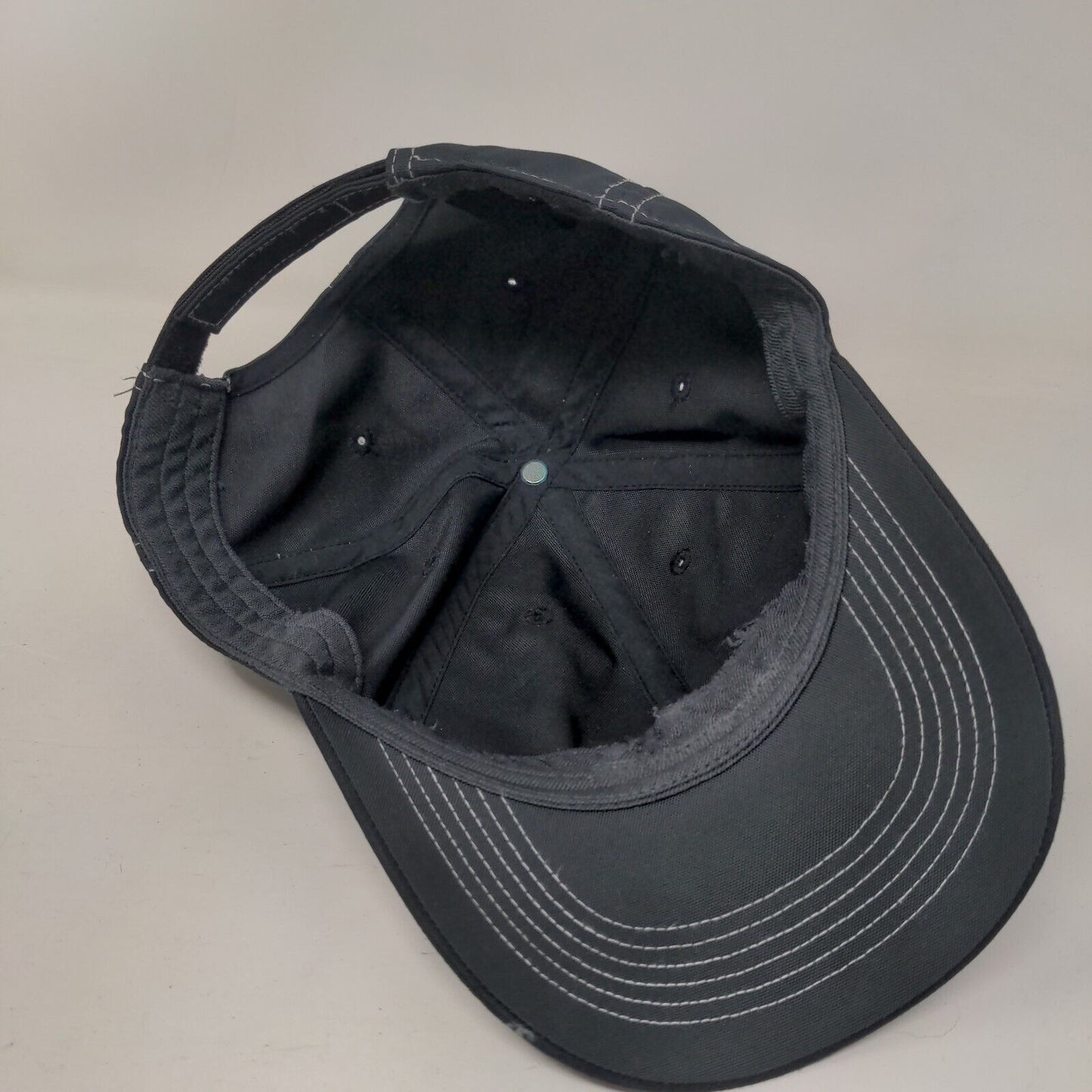 Nike Heritage 86 Strapback Hat Black OSFM Embroidered Swoosh Dri-Fit