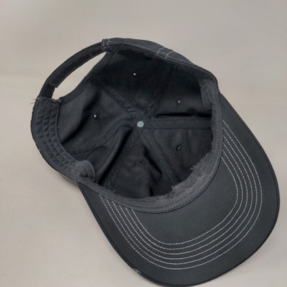 Nike Heritage 86 Strapback Hat Black OSFM Embroidered Swoosh Dri-Fit