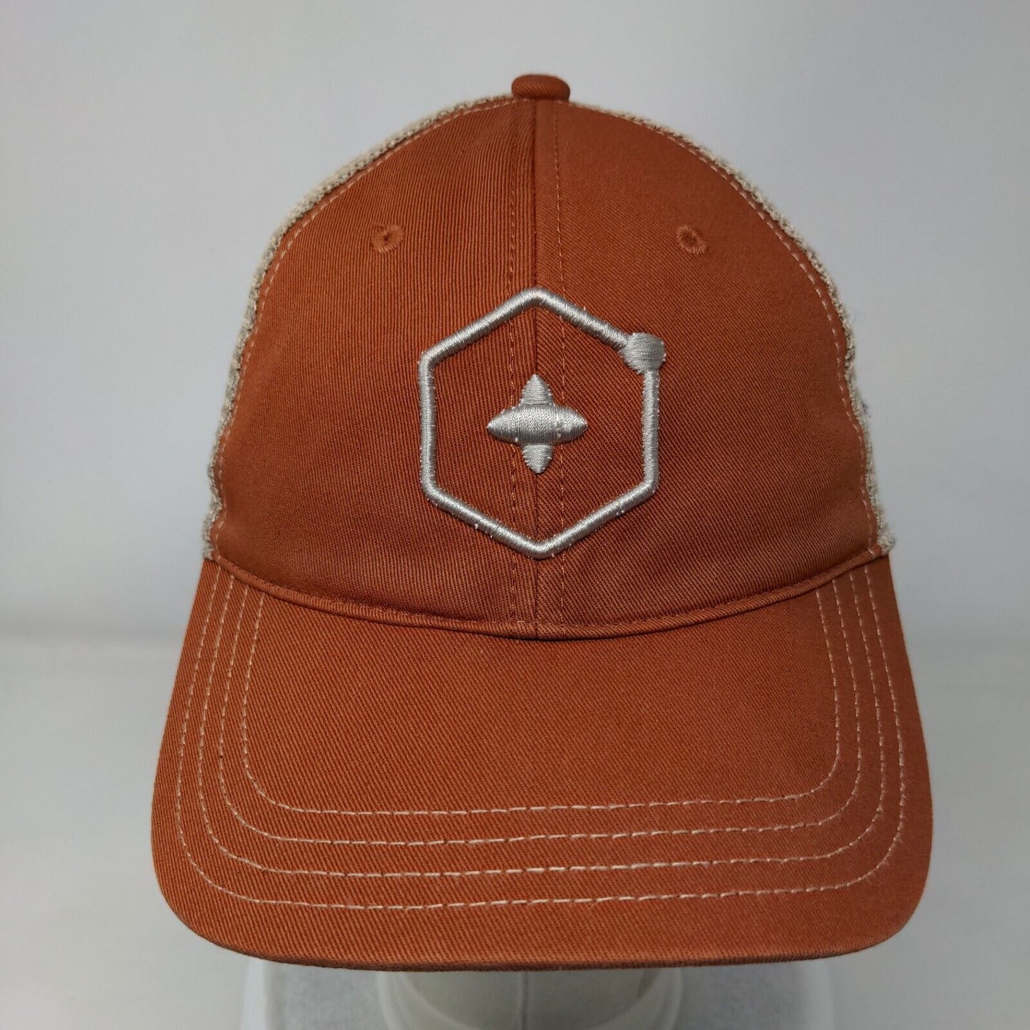 Richardson Snapback Mesh Back Trucker Hat Multi M/L Embroidered Colorblock