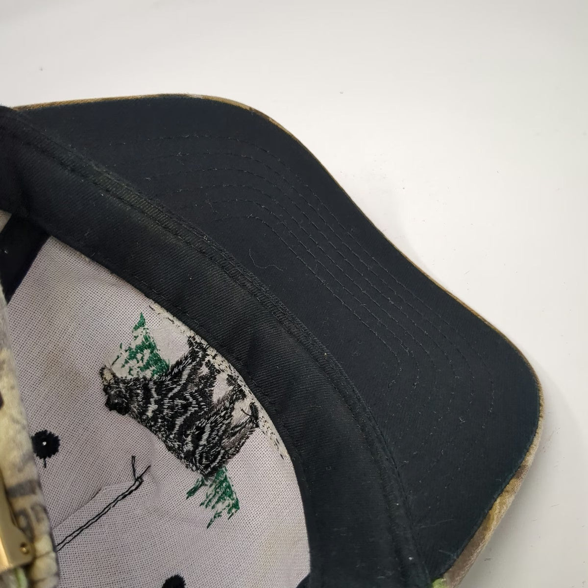 AJM 5 Panel Brown Camo One Size Bear Manitoba Canada Outfitter Hunting Hat