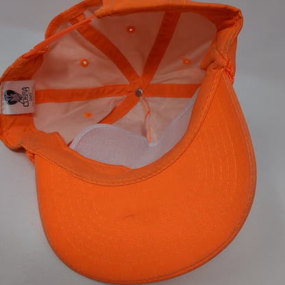 Macedonia Game Preserve Snapback Hat Orange OS Adjustable 6 Panel Rope Cobra