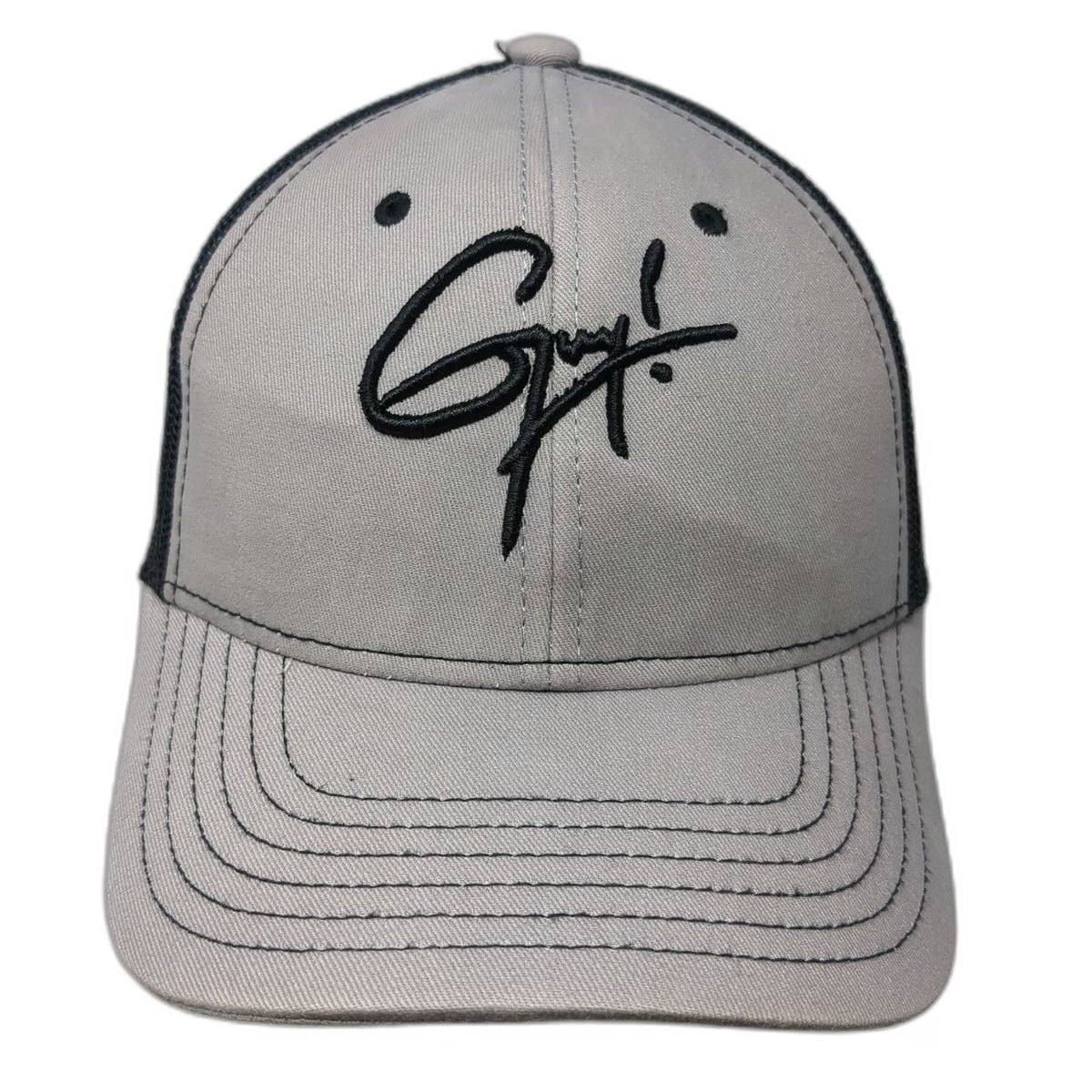 American Witch Trucker Hat Gray One Size Cancun Signature Graphic Snapback