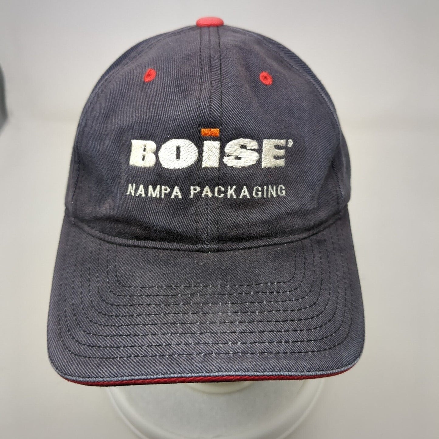 Boise Nampa Packaging Strapback Hat Blue One Size Embroidered Yupoong