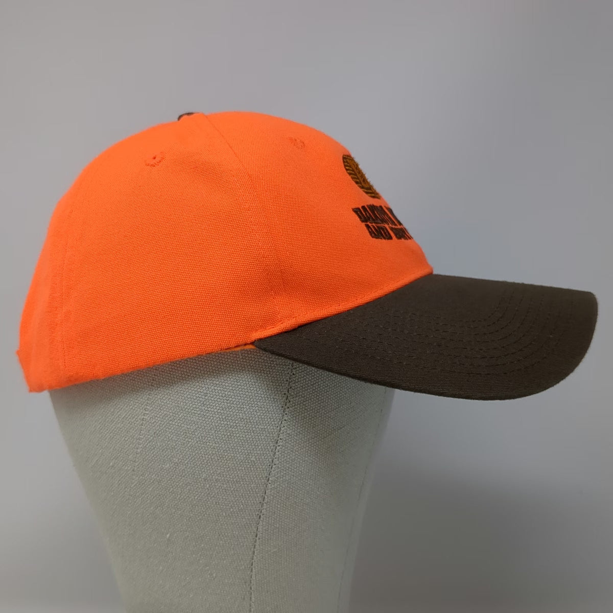 Cap America Baseball Cap Orange One Size Dakota Bumper Body Supply Brown Hat