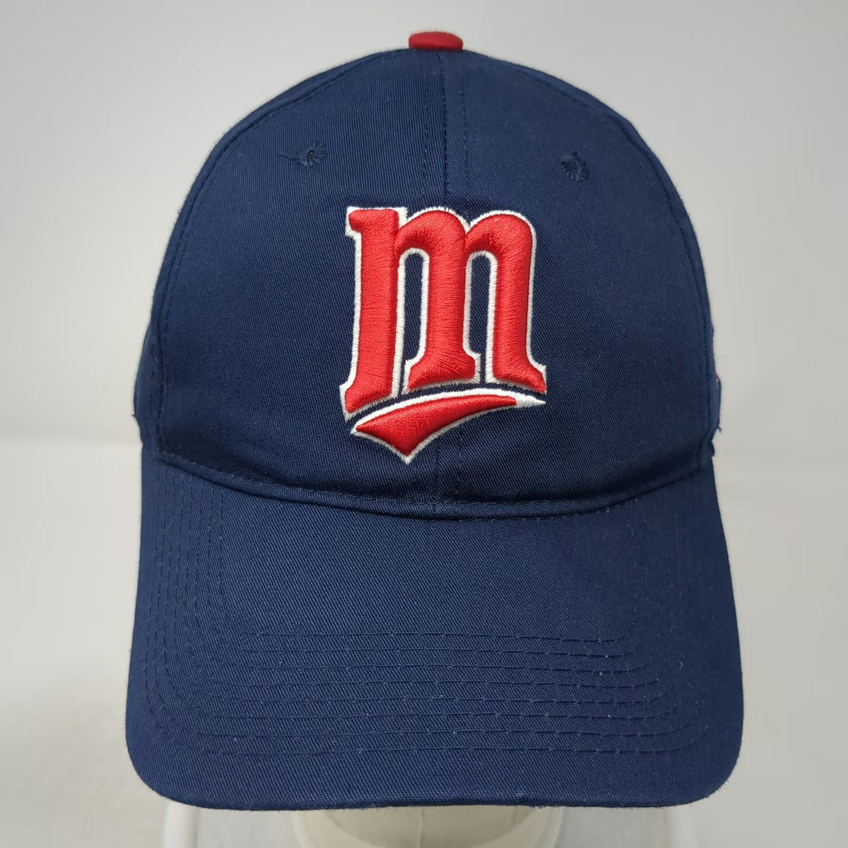 Minnesota Twins MLB OC Sports Blue Baseball Cap One Size Gray Underbrim Logo