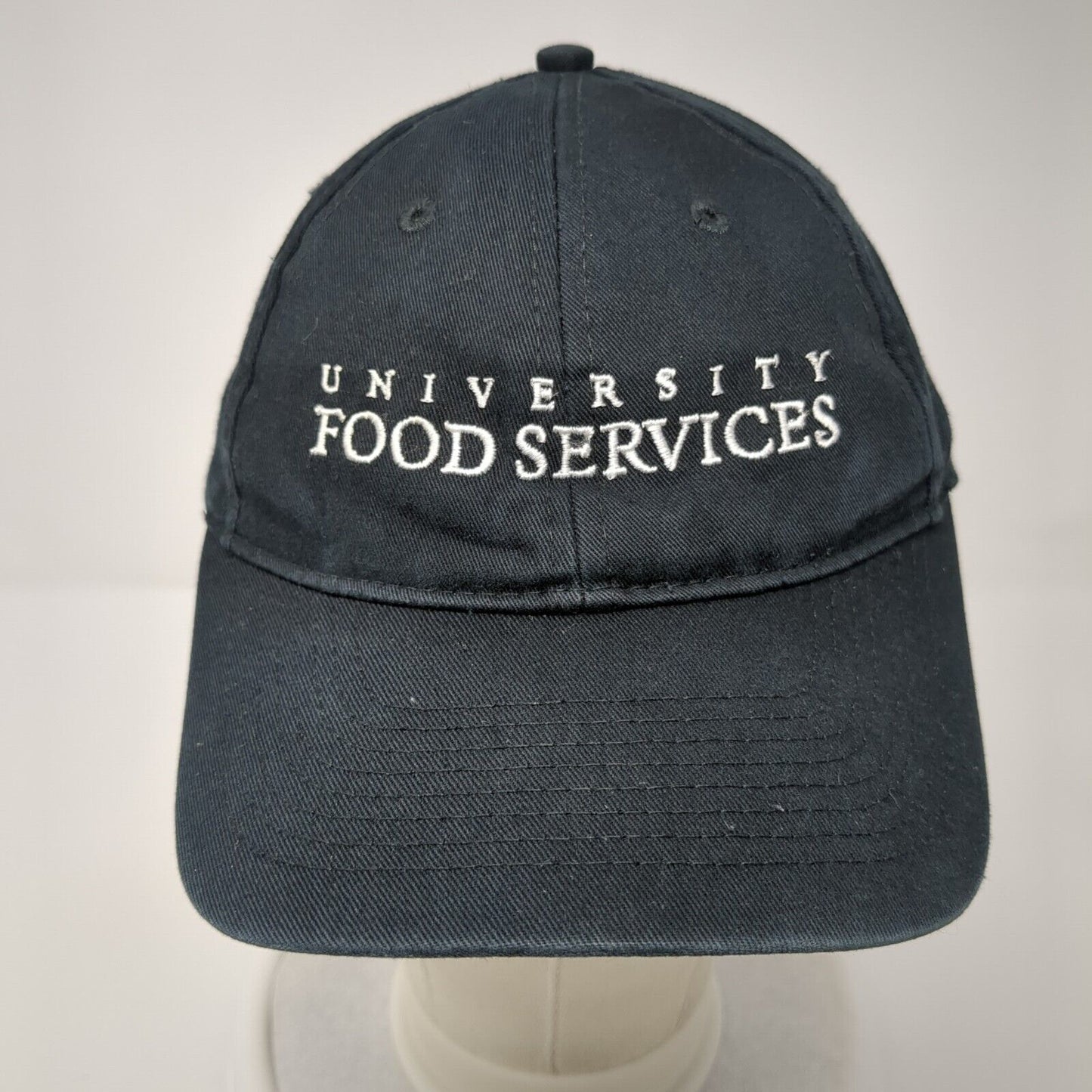 University Food Services Strapback Hat Black One Size Port & Company