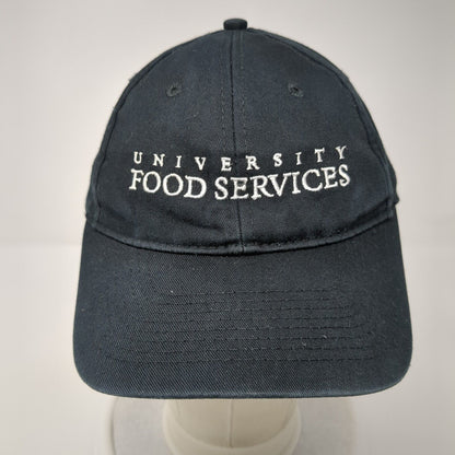 University Food Services Strapback Hat Black One Size Port & Company