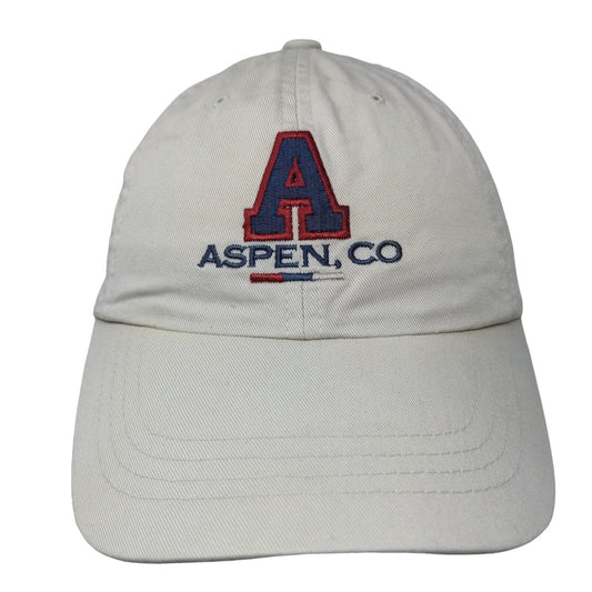 Aspen Co. Slideback Hat Tan One Size Embroidered 6 Panel Titan Headwear