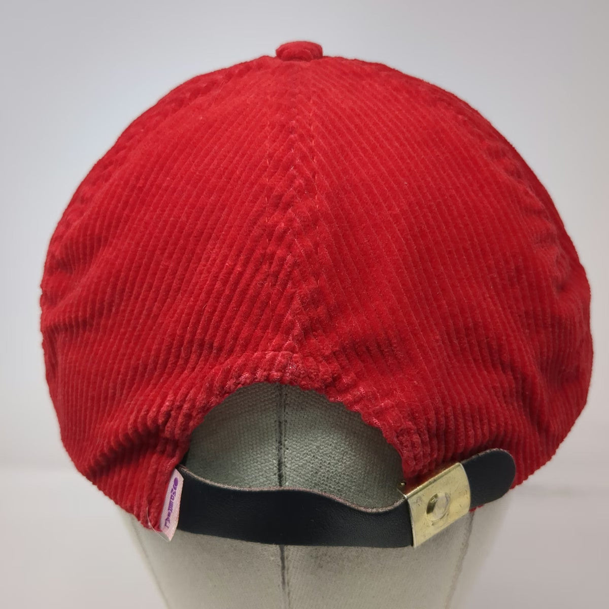 Imperial Headwear 5 Panel Red Hat One Size Corduroy Rope Bonsai Salishan Golf