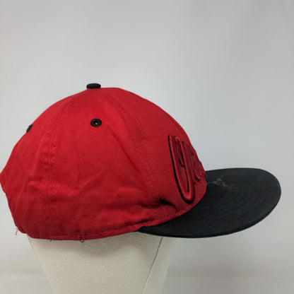 New Era Men's Snapback 9Fifty Hat Red Size M/L Embroidered Ohio State Buckeyes