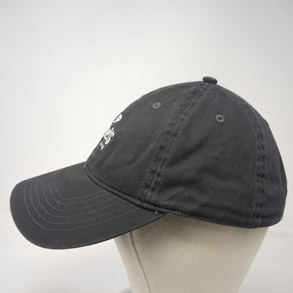 Peet's Coffee Baseball Cap Gray One Size Strapback Embroidered Logo Caffeine Hat