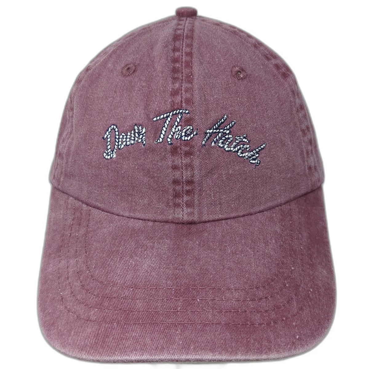Port & Company Pink Baseball Cap One Size Down The Hatch Rope Slideback Hat